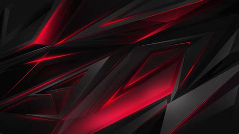 2560x1440 Polygonal Abstract Red Dark Background 1440p