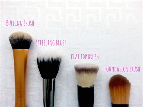 Apsara The Beauty Of Women Beauty Basic 4 Types Of Foundation Brushes