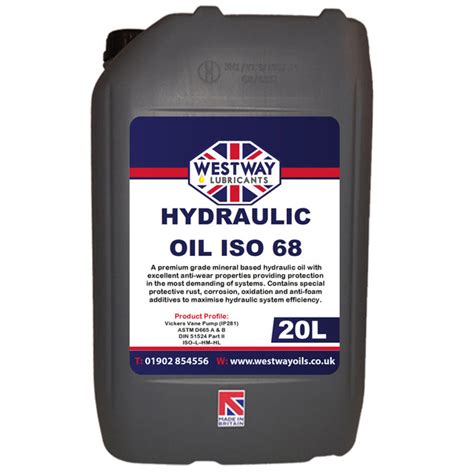 Hydraulic Oil Iso 68 Westway Oils