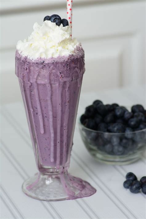 This Blueberry Milkshake Recipe Is A Healthier Way To Indulge Your