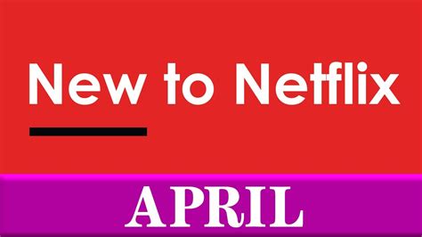New To Netflix April 2021 Youtube