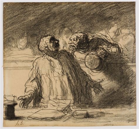 Honore Daumier Drawings