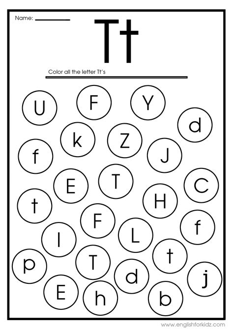 Letter T Worksheets Flash Cards Coloring Pages