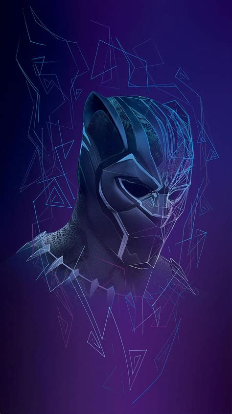 Black Panther 2018 Phone Black Panther Logo Hd Phone Wallpaper Pxfuel