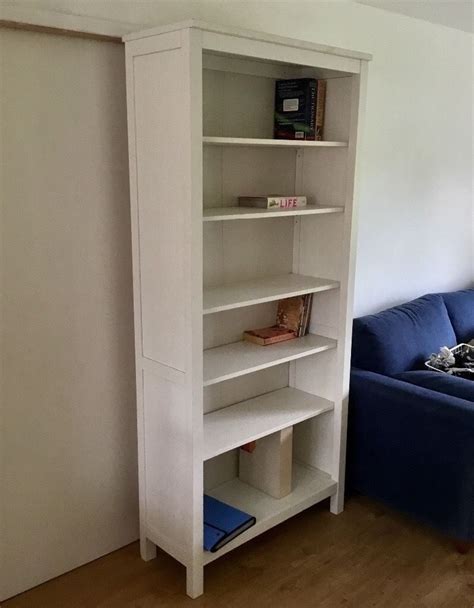 Ikea Hemnes Bookcase Solid Wood In White Stain In Murrayfield