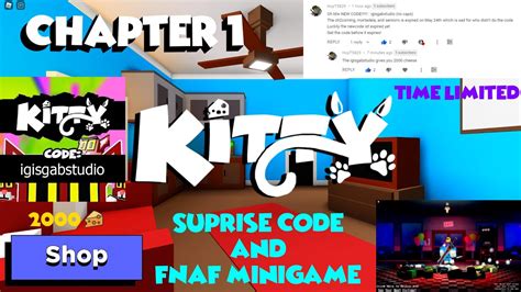 We did not find results for: Roblox Kitty: SURPRISE CODE and FNAF Minigame - YouTube
