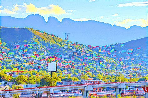 Another Beautiful Mountain City Monterrey Nuevo León MX