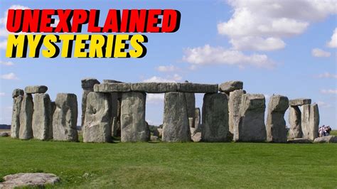 Top 10 Unexplained Mysteries In The World A Must Watch Video