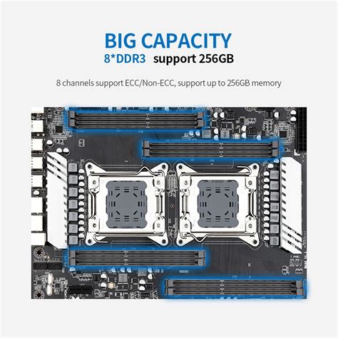 Jingsha X79 S8d3 Dual Motherboard 8 Channel Ddr3 E Atx Gaming Mainboard