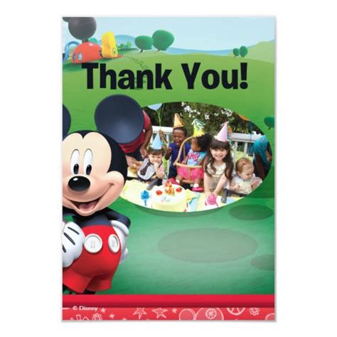 Check spelling or type a new query. Mickey Mouse Birthday Thank You Cards | Zazzle