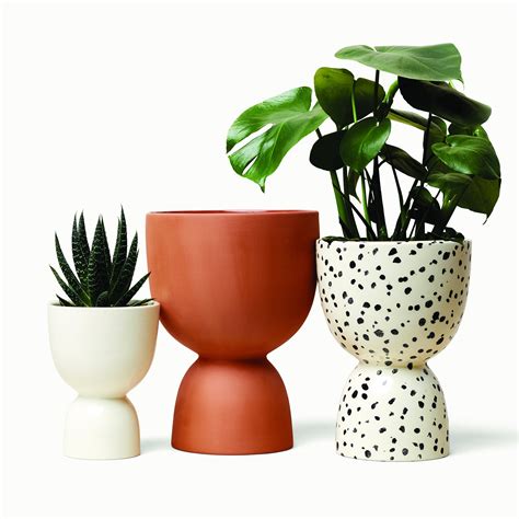 Terracotta Stacked Planters — Franca
