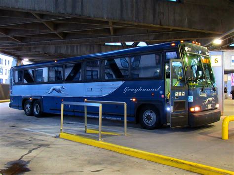 Greyhound Mci At Port Authority Bus Terminal In Nyc