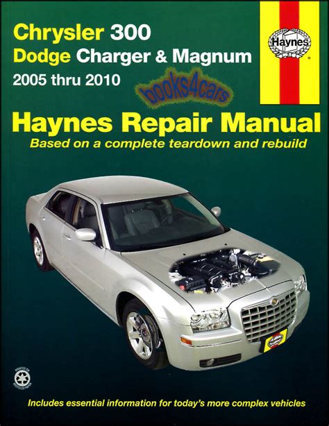 Shop Service Repair Manual Haynes Book Chrysler 300 Dodge Magnum