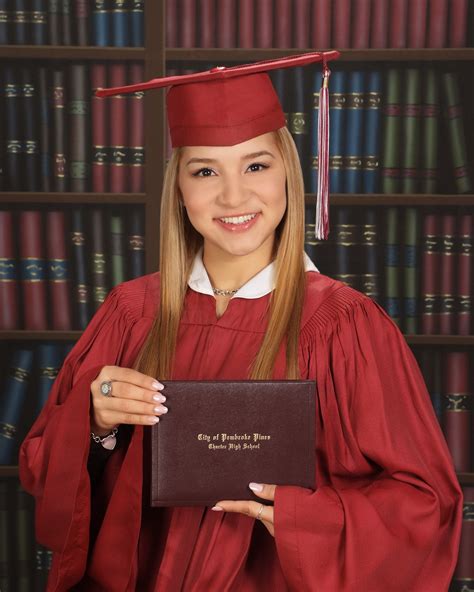 Cap And Gown Yearbook Portrait Graduation Picture Poses Graduation