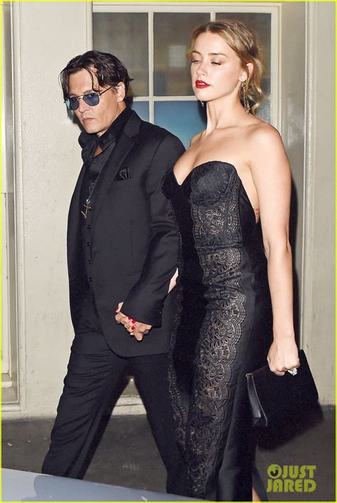 Johnny Depp And Amber Heard Hold Hands After The Gq Men Of The Year