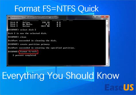 Format Fsntfs Quick Everything You Should Know Easeus