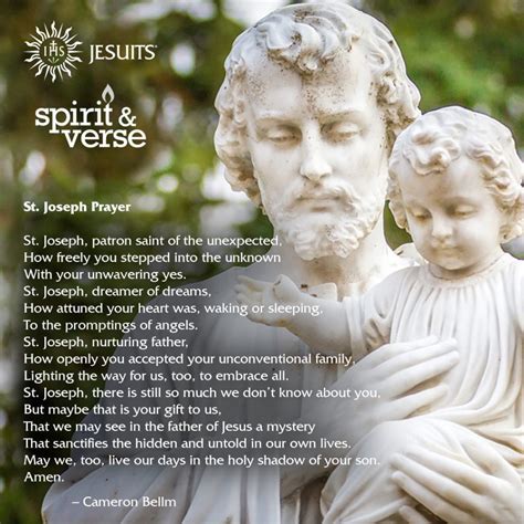 Spirit And Verse The Feast Of St Joseph