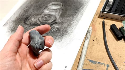 Drawing Backwards With An Eraser Charcoal Techniques Kristina Moyor