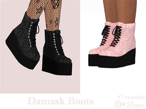 Dissia Damask Boots 47 Swatches Base Game