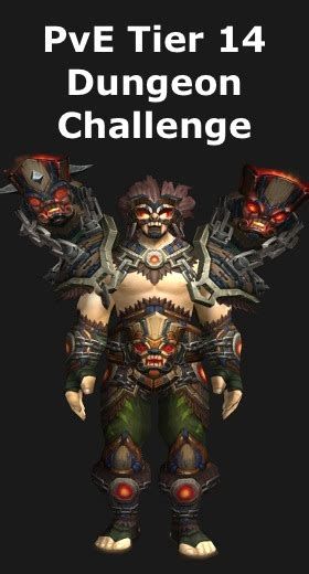 Transmogrification Shaman Challenge Mode Set Wod 62 World Of Warcraft