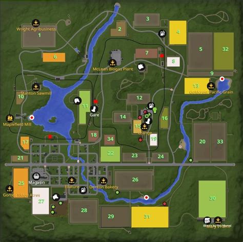 Gold Crest New V10 Map Farming Simulator 2017 17 Mod