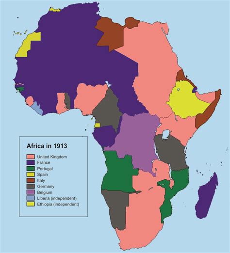 Africa Colonialism Map