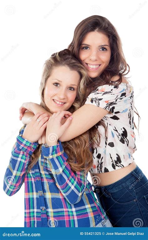The Best Friends Two Pretty Women Stock Image Image Of Girls