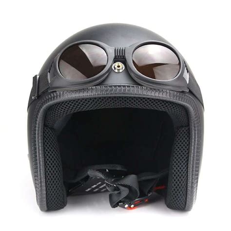 Cafe Racer Helmet And Goggles