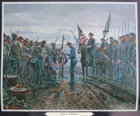 Salute Of Honor Mort Kunstler Civil War Print The Army Of Northern