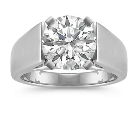 Libretto Cathedral Engagement Ring 14k White Gold Engagement Rings