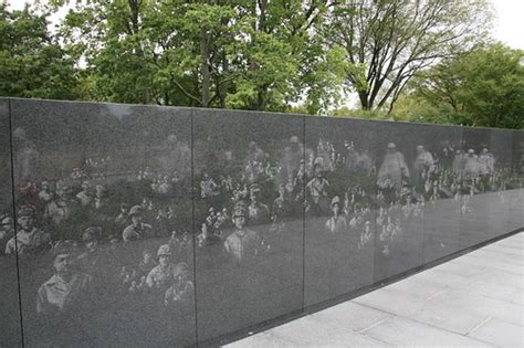Korean War Veterans Memorial The Mural Wall Was Designed B Flickr