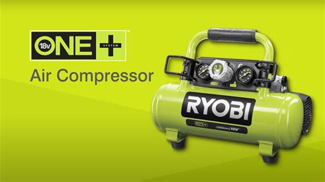 Ryobi One Air Compressor 18v R18ac 0 Tool Only