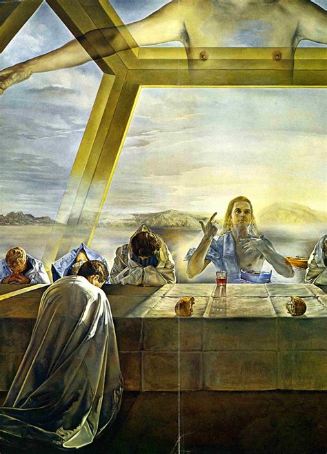 Salvador Dalis The Last Supper Detail Dali Paintings Art