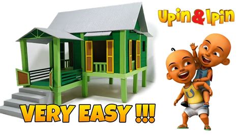 Turorial Rumah Upin Ipin Diy Kerajinan Dari Stik Es Krim Cara