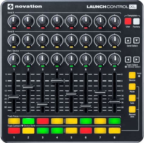 Audio Control Surfaces Mixers Novation Launch Control Xl
