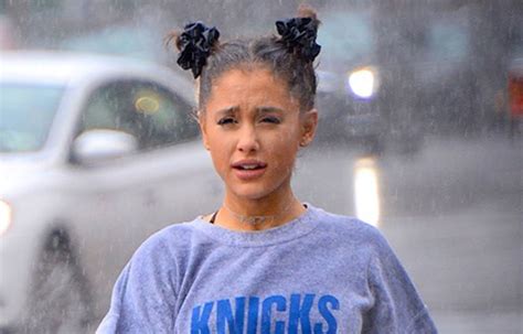 Ariana Grande Caught Crying In The Rain For The First Time Since Mac