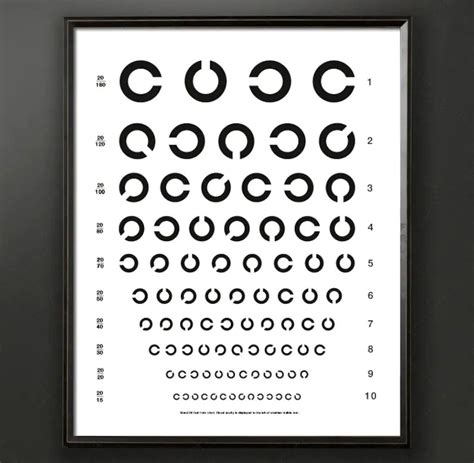 Traditional Snellen Eye Chart Precision Vision Free 11 Sample Eye