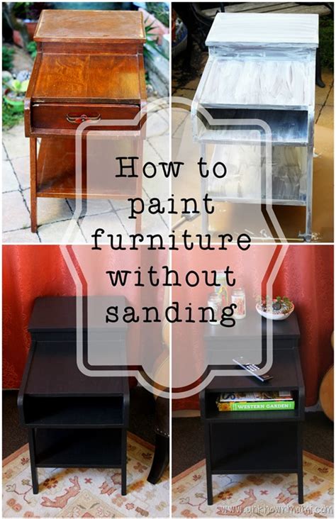 You should sand cabinets before beginning your how to paint kitchen cabinet project to give the new paint a good surface to grip. Street-Find Redo: Paint without Sanding - Unknown Mami™ by ...