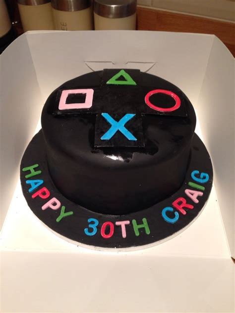 Playstation 4 1tb Console Playstation Cake Video Game Cakes Cake