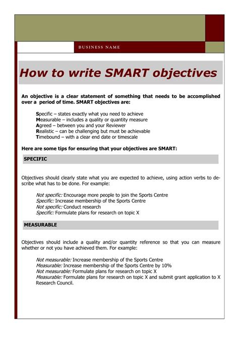 How To Write Smart Objective By Ziehaqqin Flipsnack