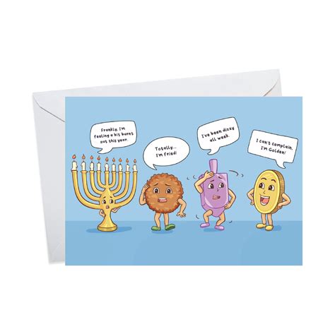 Hilarious Hanukkah Card Menschions Funny Jewish Ts