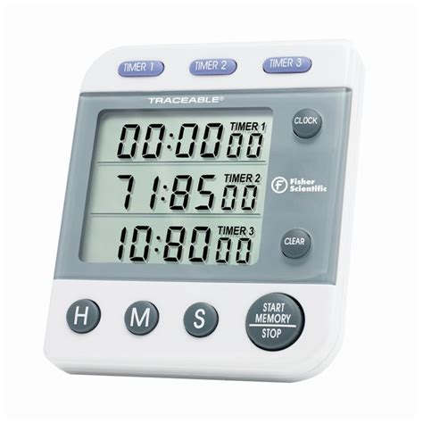 Traceable Three Alarm Timer Psl Lab Supplies
