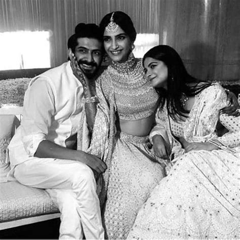 Sonam Kapoors Brothers Pose For A Picture Together With Her Red Entry