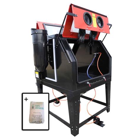 Contact us today for your local distributor! Redline 2 Person RE270 Abrasive Sand Blasting Cabinet ...