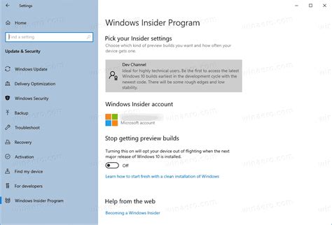 The Transition From Windows Insider Rings To Channels Is Done