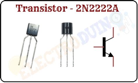 2n2222a Transistor Pinout Specifications Datasheet Electroduino
