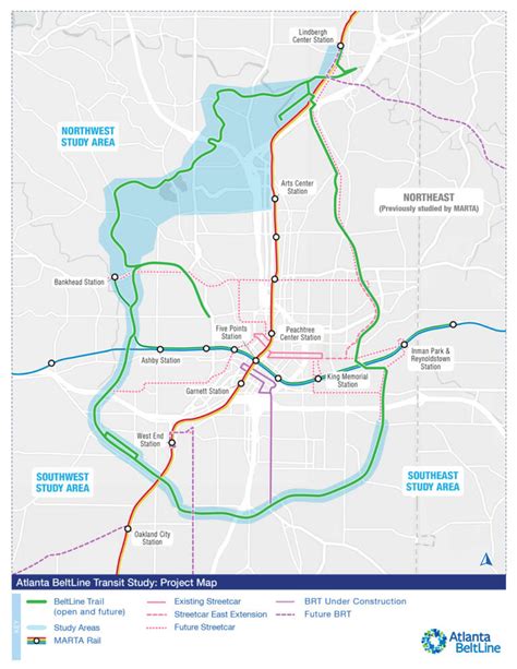 Atlanta Beltline Launches Initiative To Complete Light Rail Loop Trains