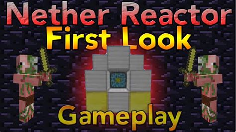 Nether Reactor First Look Minecraft Pe 050 Youtube