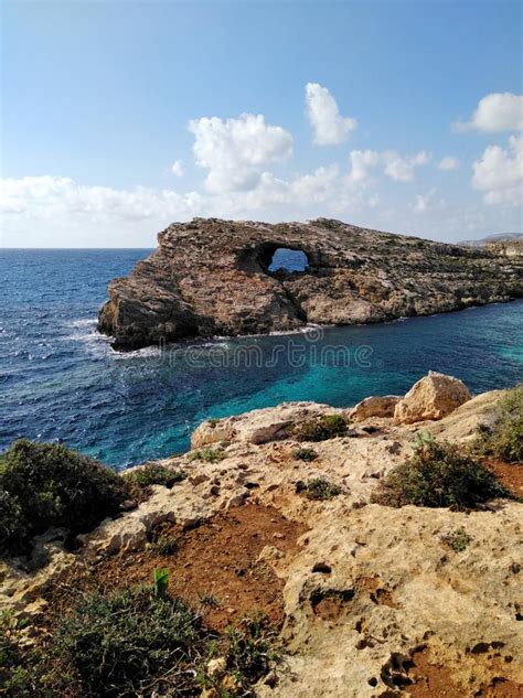 Blue Lagoon Sea Malta Stock Image Image Of Landscape 142645391