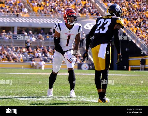 September 26th 2021 Jamarr Chase 1 During The Pittsburgh Steelers